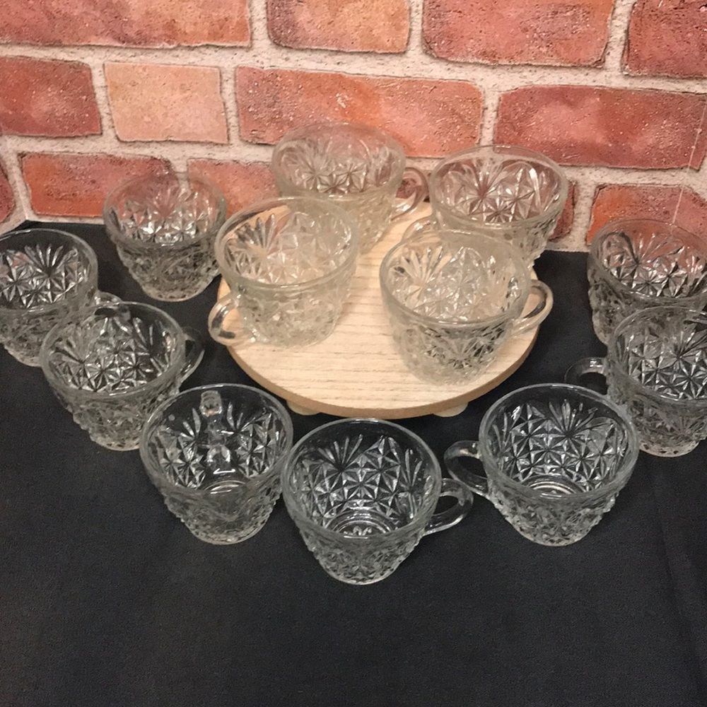 12 Anchor Hocking 6 oz Glass Arlington Party Cups